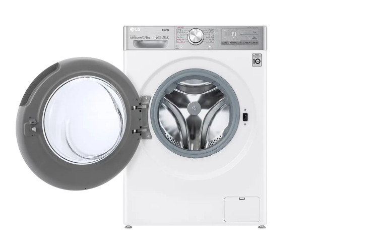 ماشین لباسشویی 12 کیلویی ال جی V12 مدل WDV1260WRP