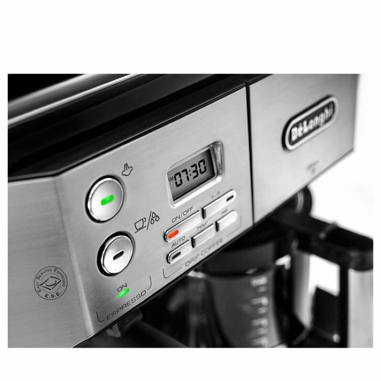 اسپرسو ساز خانگی 1.2 لیتری دلونگی مدل BCO431.S، نیمه اتوماتیک با مصرف پودر قهوه، پد قهوه، مناسب تهیه اسپرسو، کافه لاته، کاپوچینو، ماکیاتو، ریسترتو، لانگو، امریکانو و فرانسه، دارای دو عدد نازل قهوه